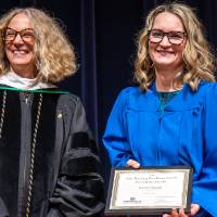 Provost Drake and Brandie Schmidt